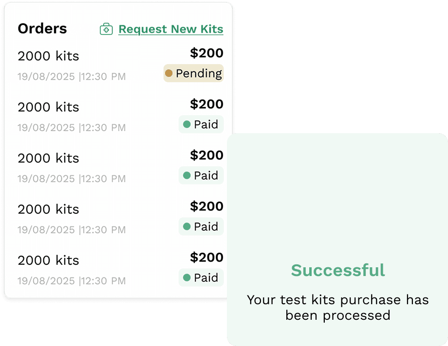Order Test Kit